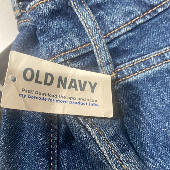 Old Navy Scottie high Waisted button front mini Jean skirt - Picture 10 of 12